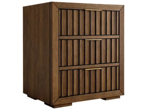 Cosmopolitan Loft 3 Drawer Nightstand - 26"W