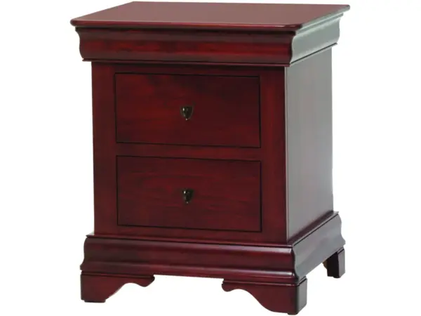 Louis Phillipe 2 Drawer Nightstand