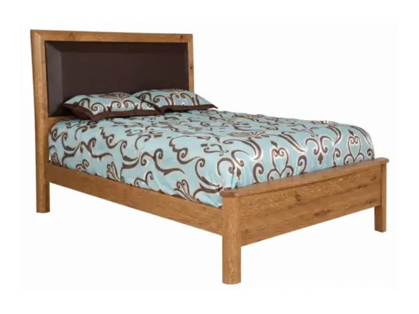 Meridian Leather Panel Bed
