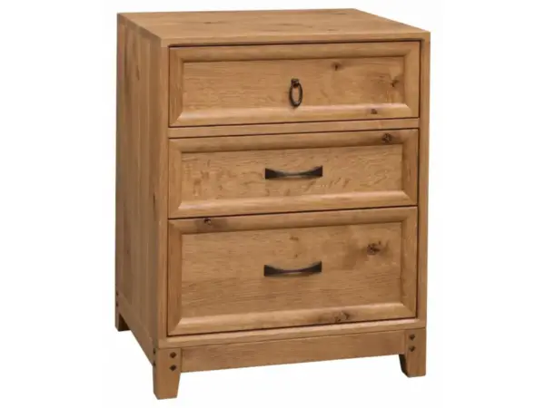 Glendale 3 Drawer Nightstand