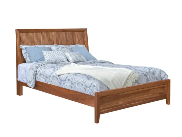 Adair Bed with Tambour Grooves