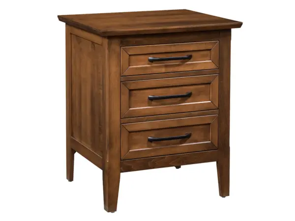 Glenwood Three Drawer Nightstand