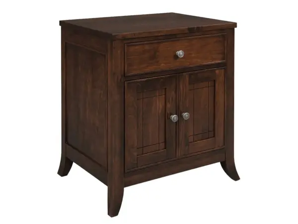 Kingston 1 Drawer 2 Door Nightstand
