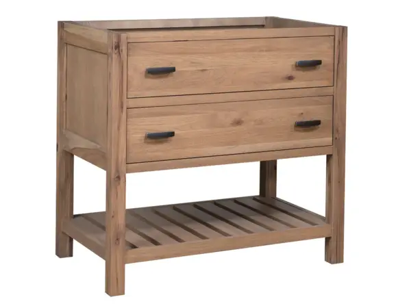 Open Shelf Vanity