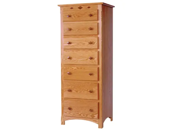 Century Mission 7 Drawer Lingerie Chest