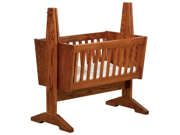 Mission Baby Cradle With Cradle Pad