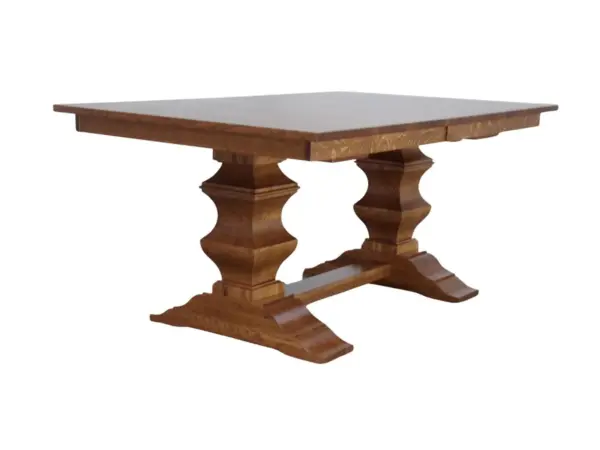 Edison Double Pedestal Table