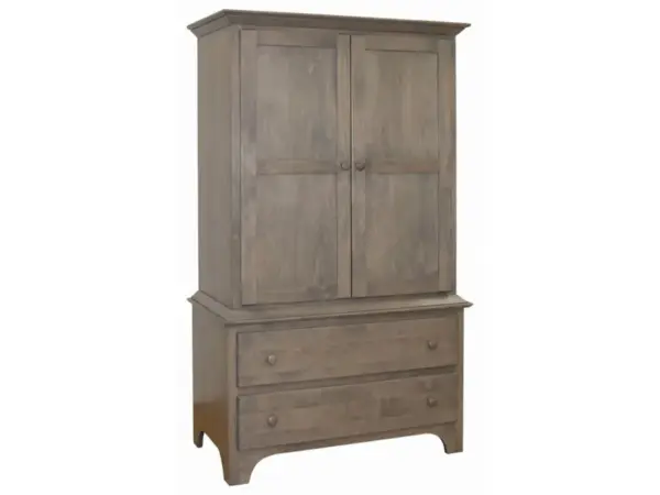 Shaker Two Piece Armoire