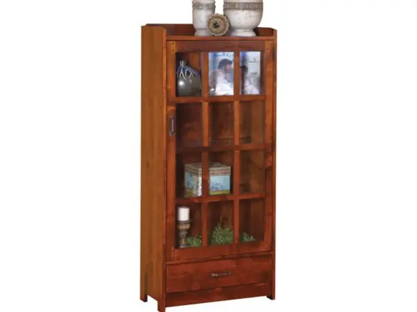 Century Bookcase - 1 Door, 1 Drawer