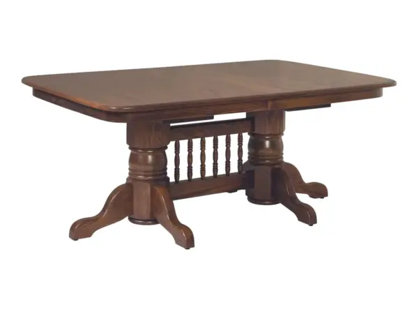 Colonial Double Pedestal Table