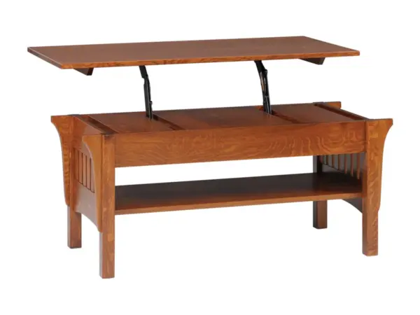 Mission Coffee Table With Lift Top