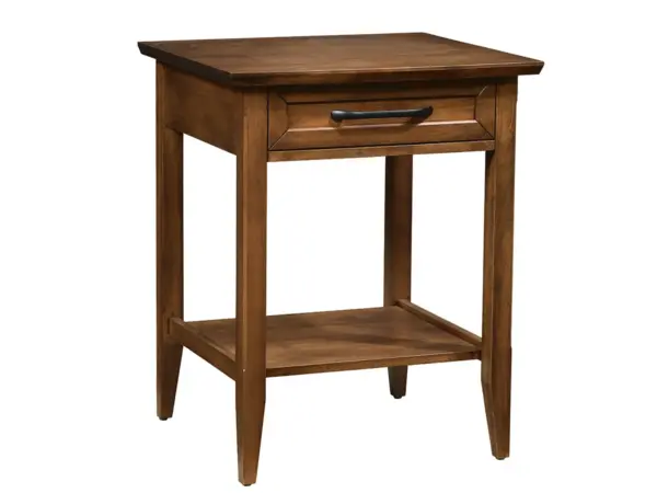Glenwood Bedside Table with Shelf