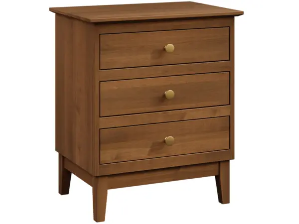Pierce Three Drawer Nightstand