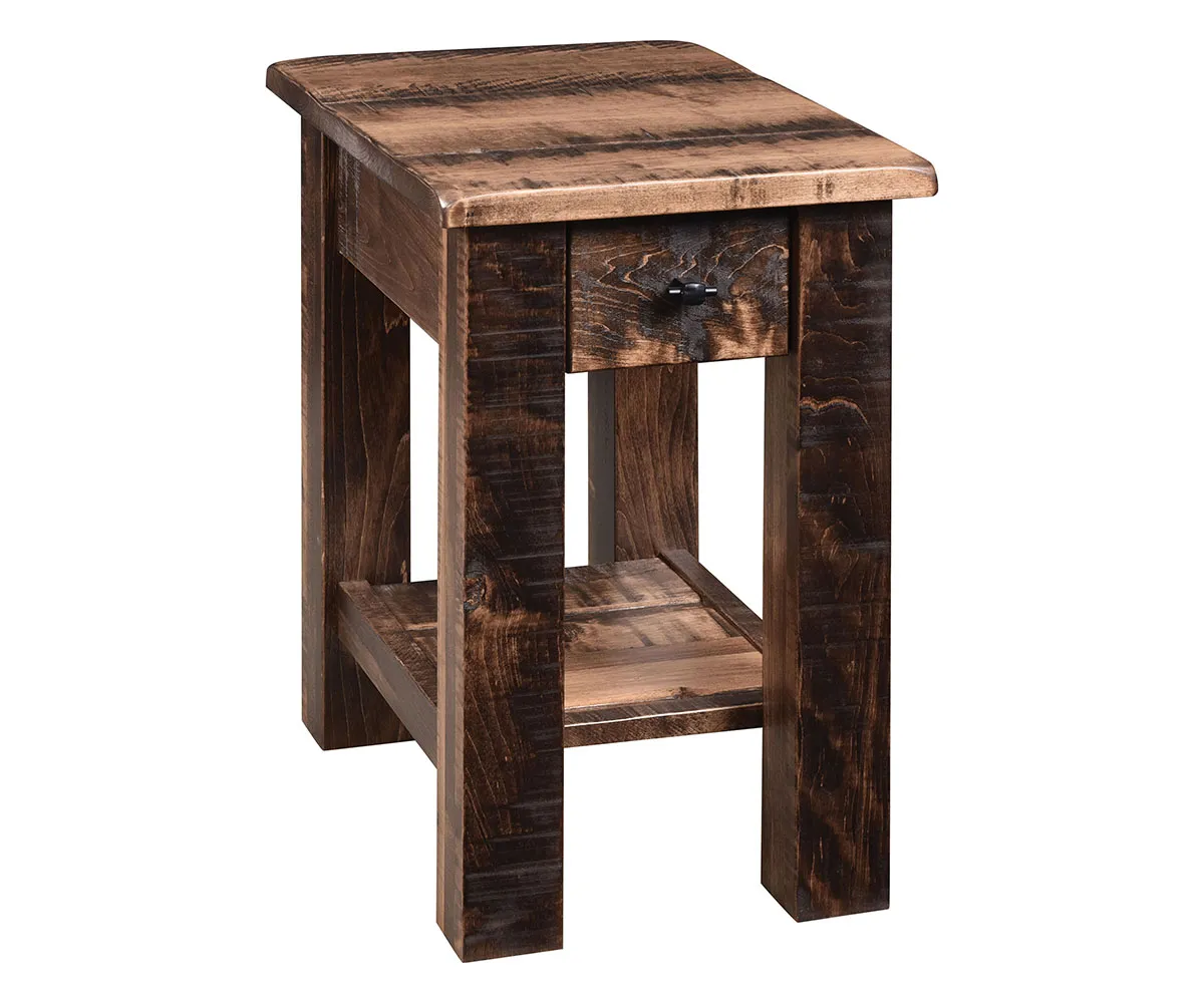 Barn Floor Chair Side Table